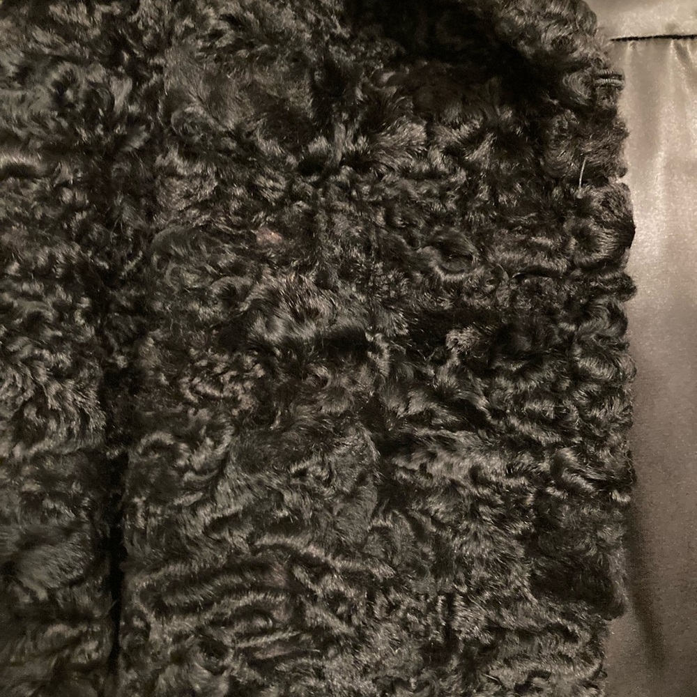 Vintage curly lamb cape 50s - Picture 5 of 5